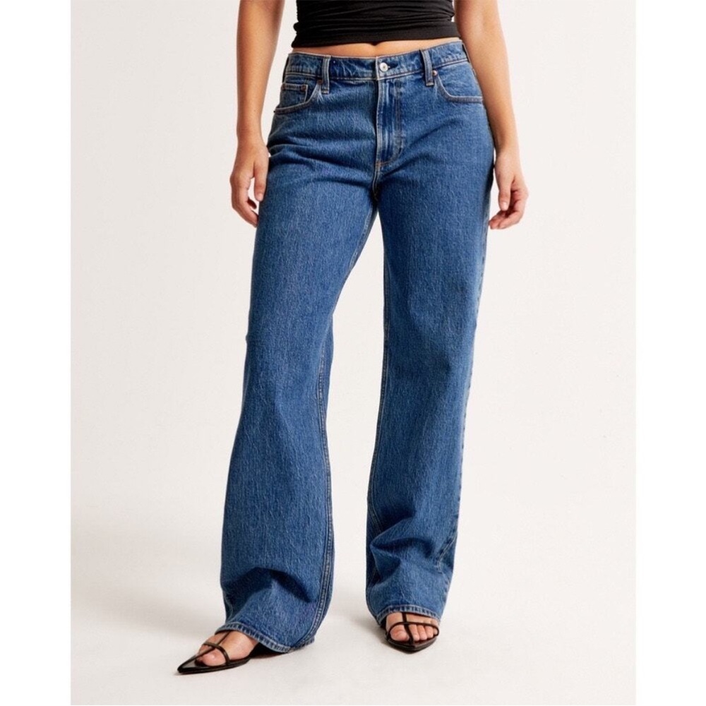 Abercrombie & Fitch Blue Flare Jeans